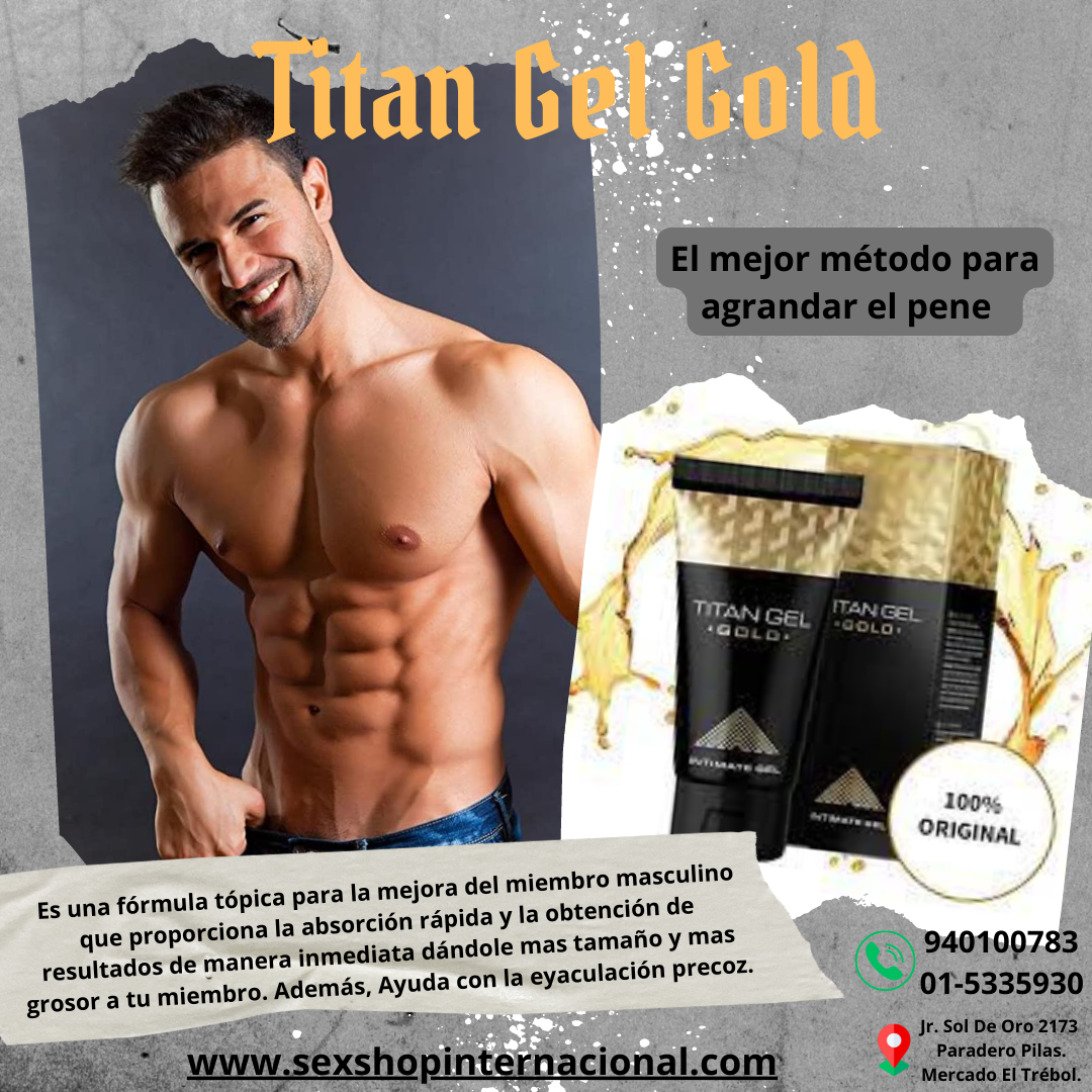 TITAN GEL GOLD ORIGINAL - SEXSHOP PLAZA NORTE